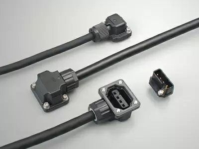 小型サーボモータ向けオールプラスチック低背防水コネクタ「JN14シリーズ」を開発