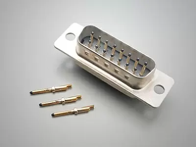 IEC60601-1:2012対応医療用機器向け感電防止機構付きD subシリーズ ピンコンタクトタイプコネクタ 販売開始