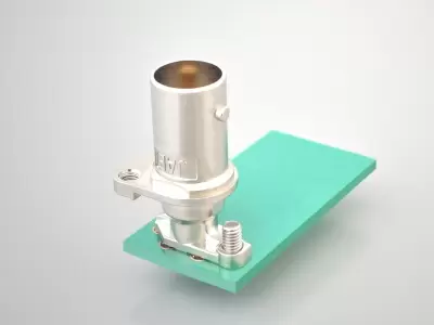 12G-SDI Compatible Coaxial Connector BNC0 Series Straight Receptacle
