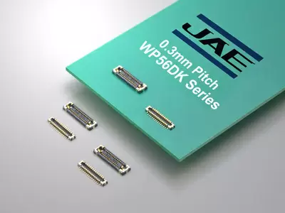 業界最小クラスの端子間0.3mmピッチを実現した電源端子付基板対基板(FPC)接続用コネクタ「WP56DKシリーズ」を販売開始
