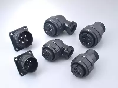 産業機器向けワンタッチ嵌合丸形防水コネクタ「JL10シリーズ」のバリエーションを拡充