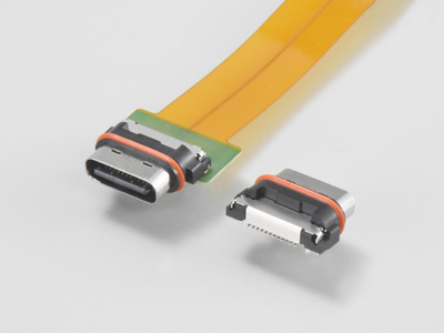 USB Type-C® Compatible DX07 Series Waterproof Receptacle with Improved Short Circuit Resistance Now Available