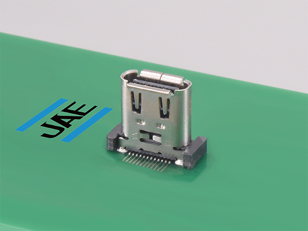 USB Type-Cコネクタ垂直レセプタクル嵌合ガイド付き