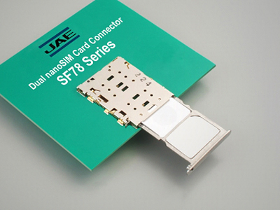 デュアルnanoSIMカード搭載対応コネクタ「SF78シリーズ」を販売開始