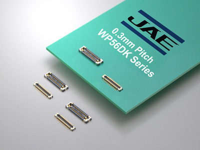 JAE Announces the WP56DK Series Board-to-board (FPC) Connector Achieving 0.3mm Terminal Pitch