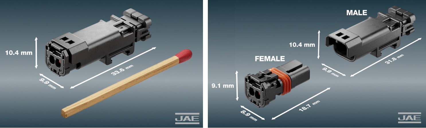 compact waterproof connector mx80 series