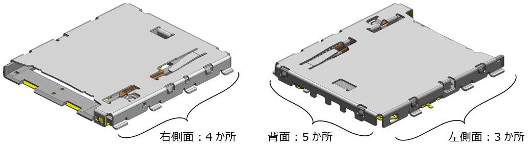 多点ホールドダウン構造の説明