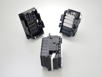 Rectangular type multi-pole batch mating connector KN06 series
