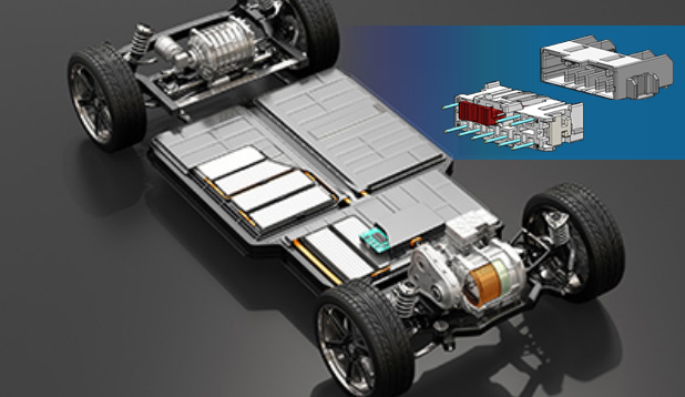 Image of battery management system and BMS high voltage connector