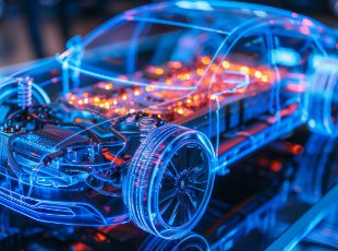 電気自動車の写真