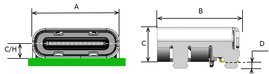 usb type c receptacle