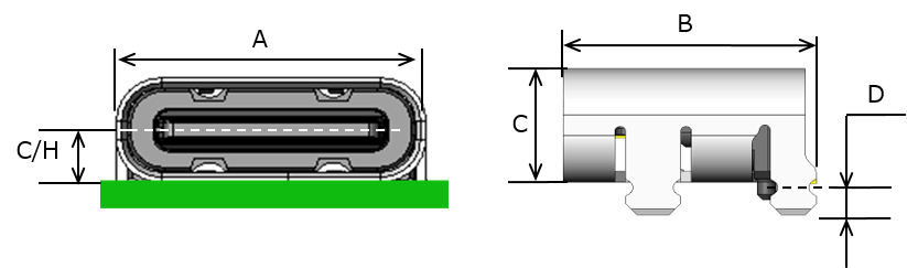 usb type c receptacle