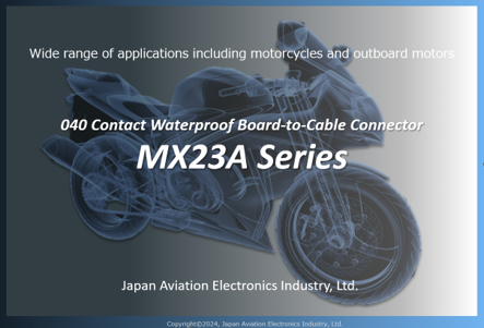 Connector for waterproof board cable MX23A Document