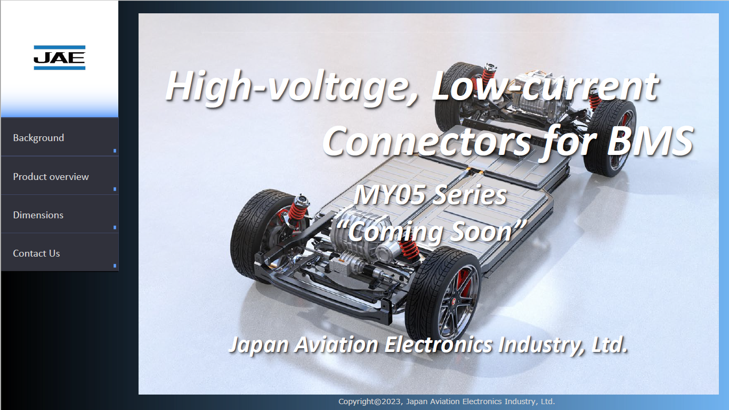 High Voltage Constant Current Connector for BMS MY05 Series Document