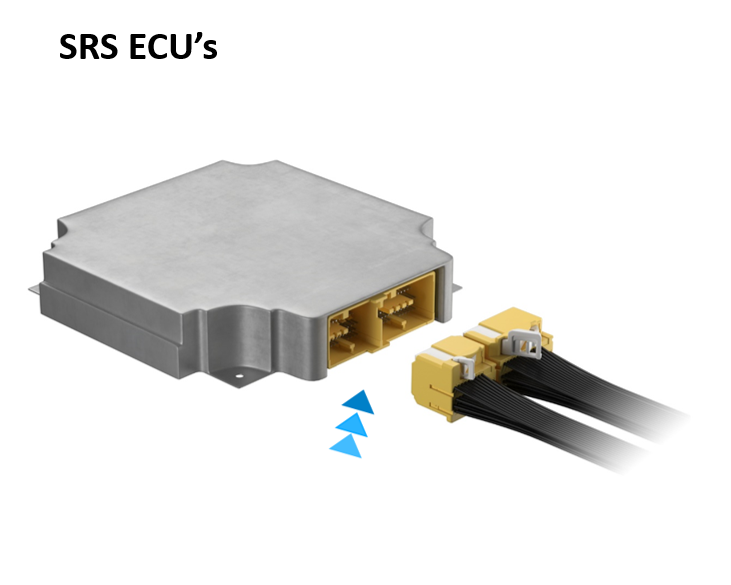 SRS ECUでのコネクタ使用例
