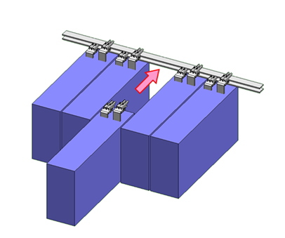 Application example of unit connection