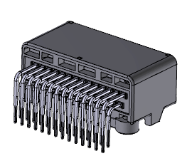 MX84B Angle Pin Header