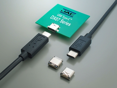 USB Type-C connector DX07 series supplied by JAE electronics