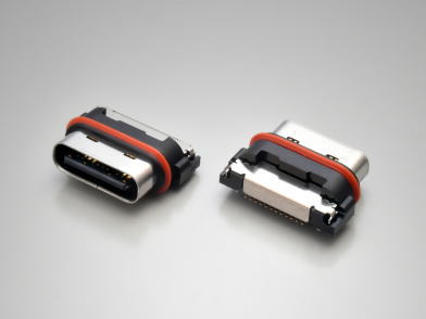 USB Type-C 为基准的DX07系列 防水型插座连接器