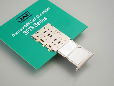 Dual nano SIM Card Connector SF78 Series has Been Developedsupplied by JAE electronics