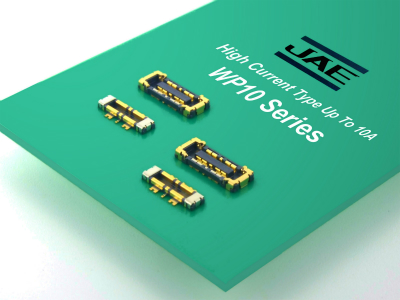 10A Rated Current Board-to-board Connector WP10 series supplied by JAE electronics